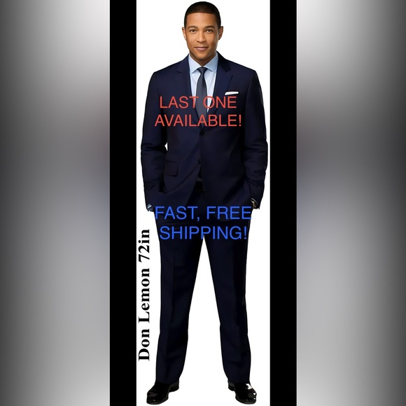 Don Lemon Life Size Cardboard Cutout LAST ONE FREE SHIPPING